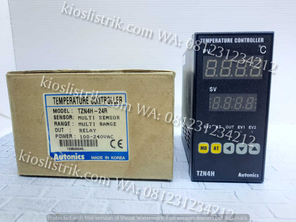 Temperature Controller TZN4H24R Autonics kioslistrik