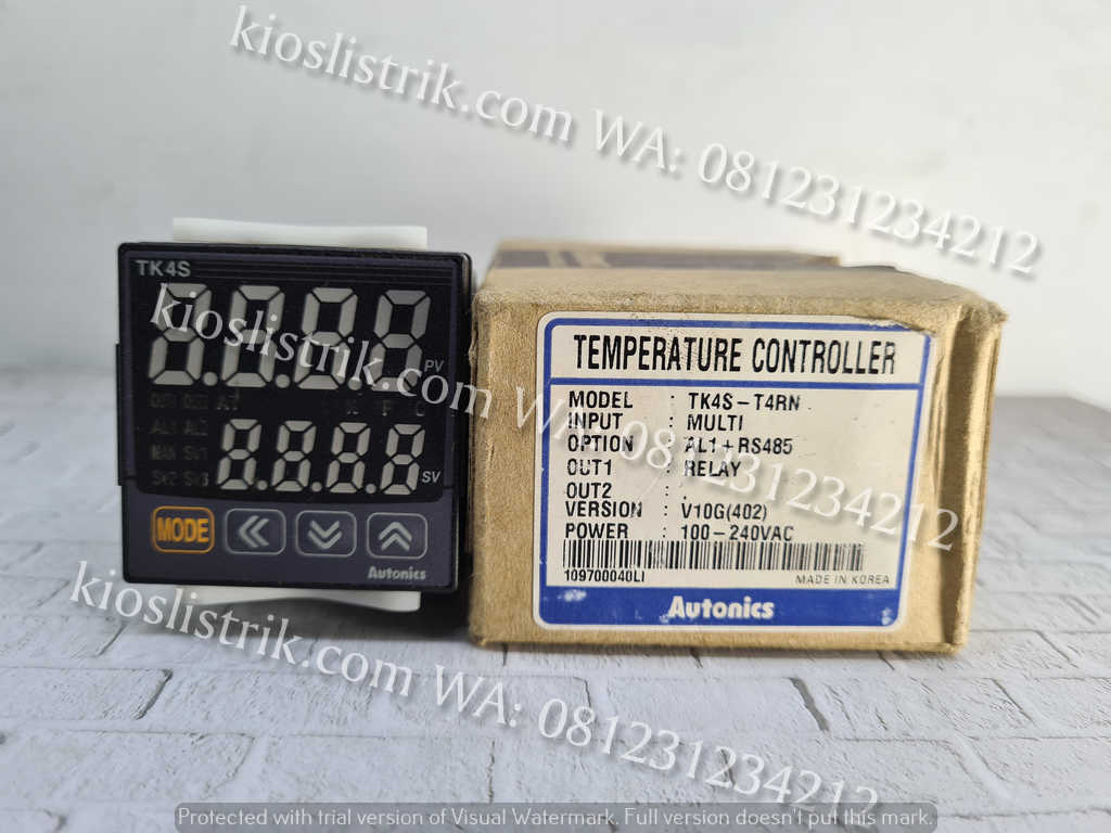 Temperature Controller TK4ST4RN Autonics kioslistrik