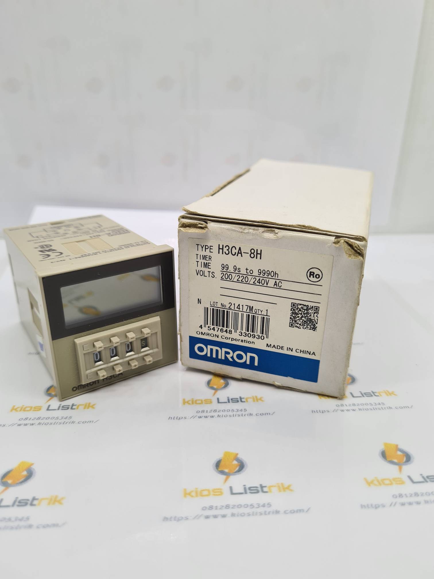 Timer Digital Omron H3CA-8H 220V - kioslistrik